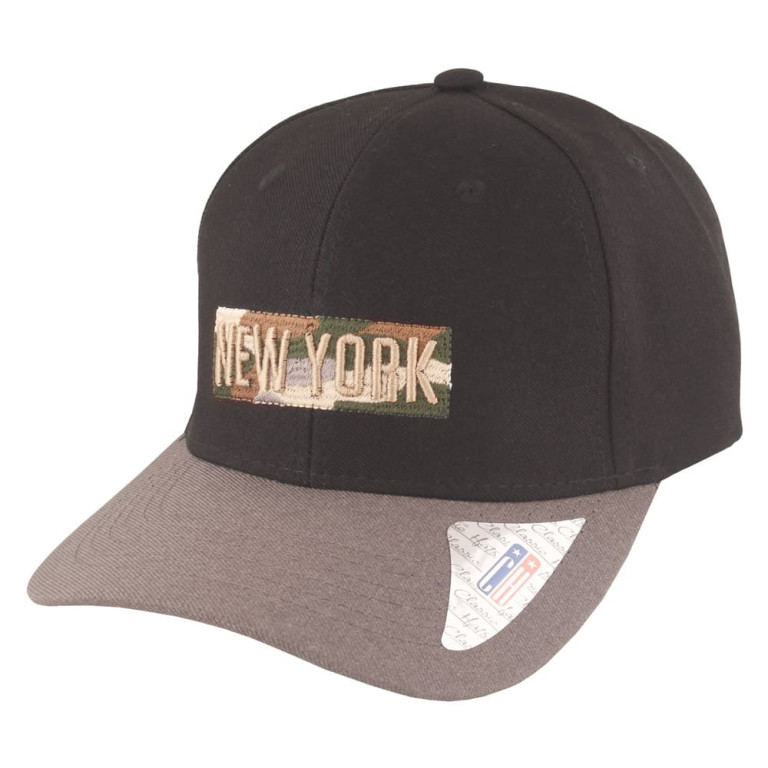 Boné Aba Curva Classic Hats New York Preto 