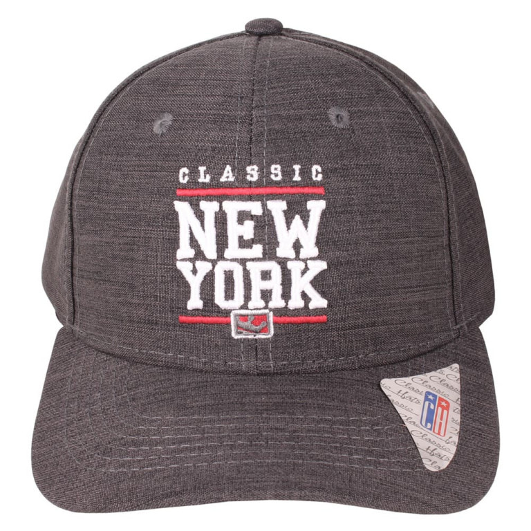 Boné Aba Curva Snapback Classic Hats New York Chumbo
