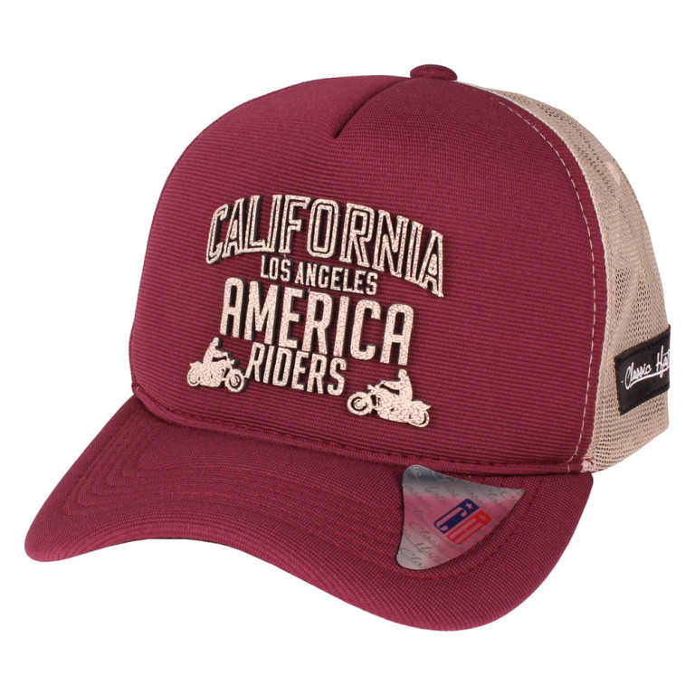 Boné Aba Curva Snapback Truker Classic Hats America Riders