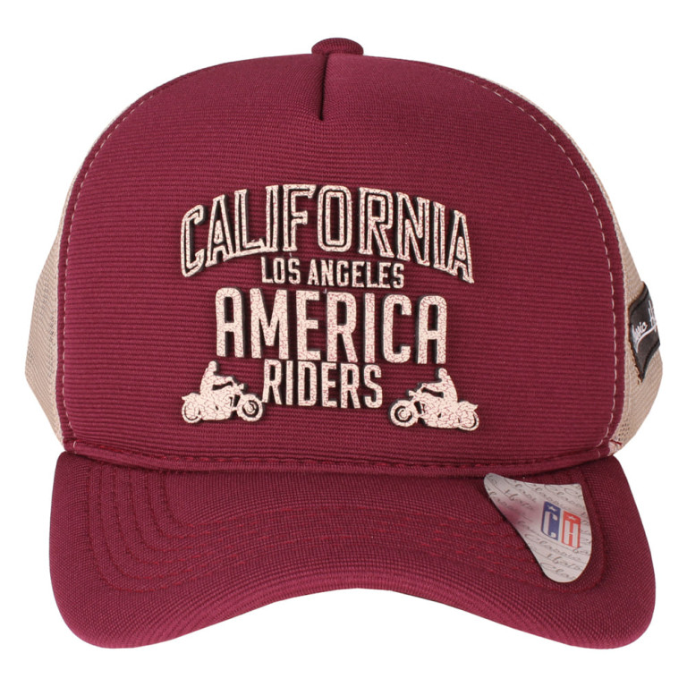 Boné Aba Curva Snapback Truker Classic Hats America Riders