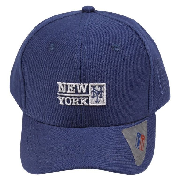 Boné Infantil Aba Curva Classic Hats New York Azul Marinho
