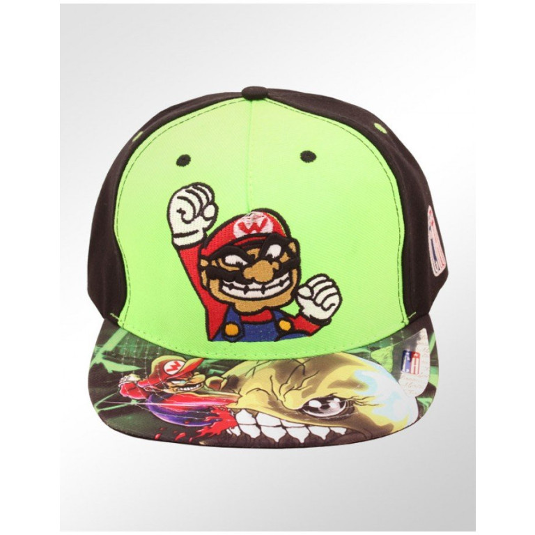Boné Snapback Aba Reta Classic Hats Super Mario Bros