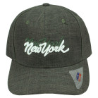 Boné Aba Curva Classic Hats Twill New York Verde Musgo 2